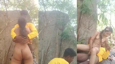 Dehati slim sexy girl ka jungle sex video