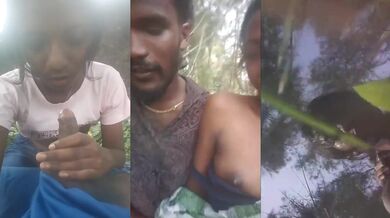 South indian young lover ki jungel mai chudai