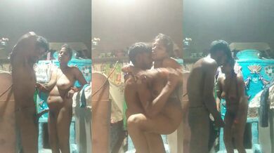 Biwi ko godi mai uthaake choda village couple fuck