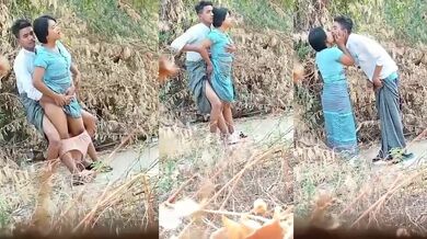 Assamese gaanv ke young lover ki khulle mai chudai