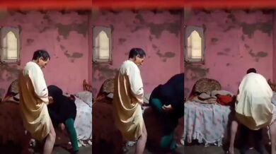 Tharki sasur kar raha hai bahu ki chudai