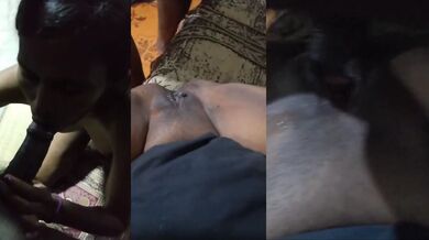 Tamil bhabhi ko lund chusaake choda bhabhi ki shaved chut