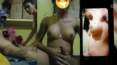 Desi kinnar ko mila apne gay pati se mast blowjob