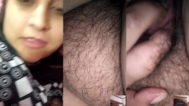 Aunty nai dikhai videocall mai apni jhaanto wali chut