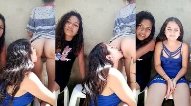 3 lakdiyo nai ek dusre ki chut ko chaatke kiya lesbian sex