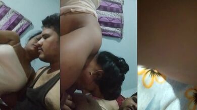 Sexy bhabhi ko lund chusakar chut mai ungli karta hua tharki devar