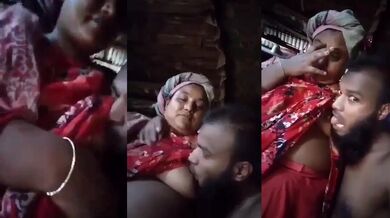 Bhabhi ke bade bade boobs ko chusta uska muslim boyfriend