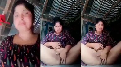 Bangladedeshi bhabhi ki chikni chut mai ungli karne ka selfie video