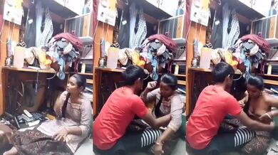 Chhote bhai ne didi ke boobs chuse