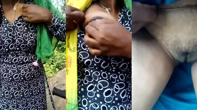 Desi randi ne road par bade boobs aur chut dikhai