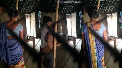 Sexy village lady ko choda saree utha ke jawan ladke ne