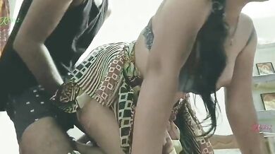 Gaanw ki chudakkad bhabhi ki chool mitai chut chod ke