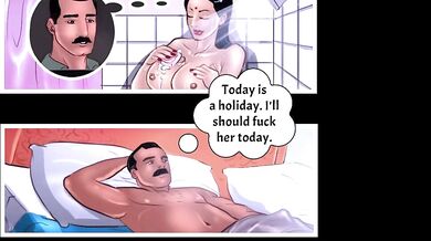 Savita bhabhi hindi comics – Pati ghar par he