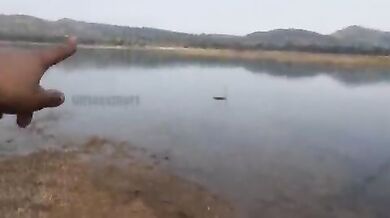 Pahado ke beech choda desi couple ne