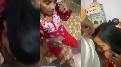 Jawan lund suck kiya mature aunty ne phone par baat karte hue
