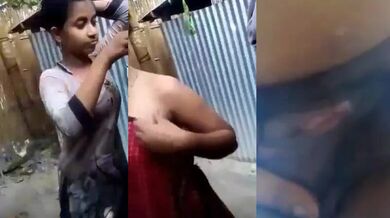 Jawan village girl ne bathroom se video call kar ke chut dikhai