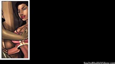 Savita bhabhi pahli chudai part 2 (Hindi audio sex comics)
