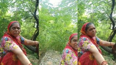 100 rupye me chut dene lagi thi highway ki budhi randi