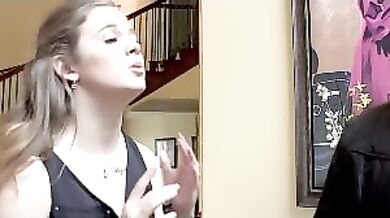 Business ke lie kale lund se chudwana pada!