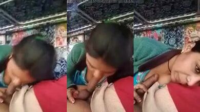 Truck driver ne desi randi ke muh me lund diya