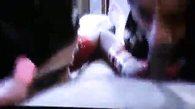 Desi randi foot aur penis sucking threesome