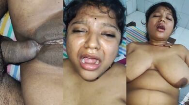 Big boobs chubby girl ki hard chudai kar uski chikh nikaal diya