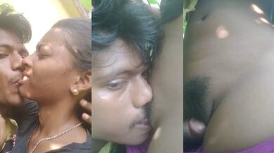 Dehati teen virgin girl ki chut chaatke choda jungle mai