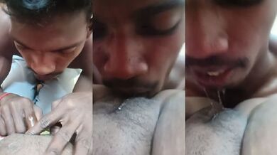 Sexy girlfriend ki gili chut chata ladke nai