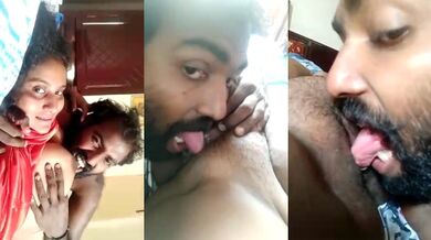 Mallu girlfriend ka chusa bade boobs chata uski chut